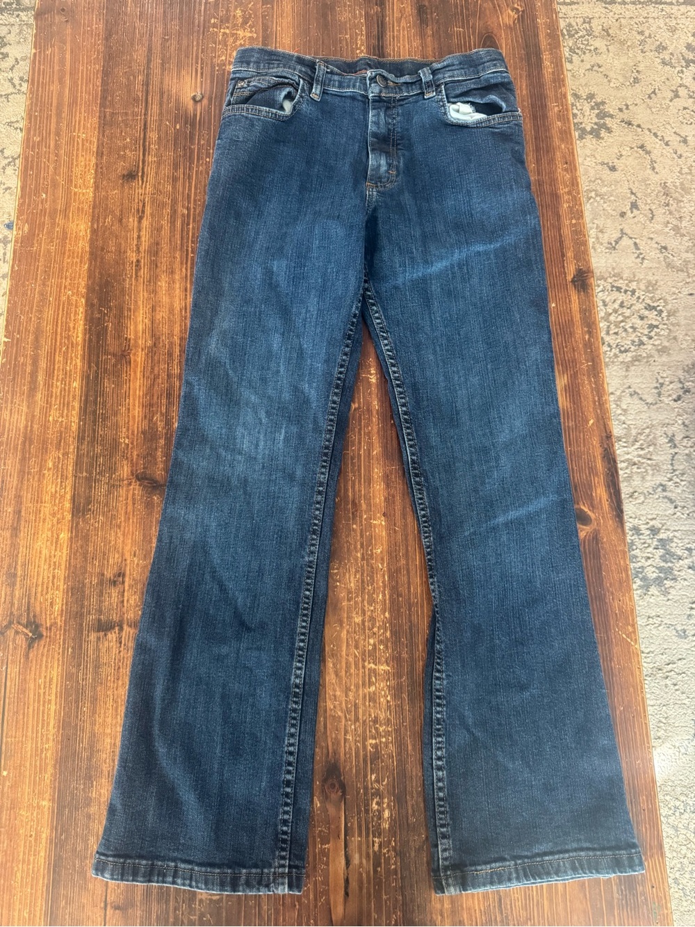 Wrangler Kids Dark Blue Bootcut Jeans